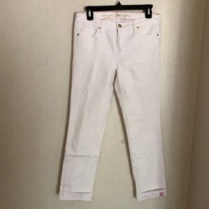 Kate spade white capri jeans